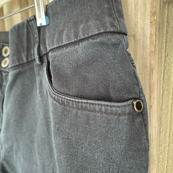 🔥 ALFANI size 16W black trouser jeans - Picture 2 of 5